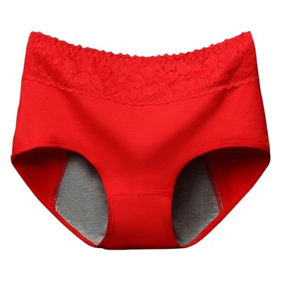 Bragas de período para mujer a prueba de fugas ropa interior menstrual calzoncillos panty M,L,XL,2XL Foto 1 de 4