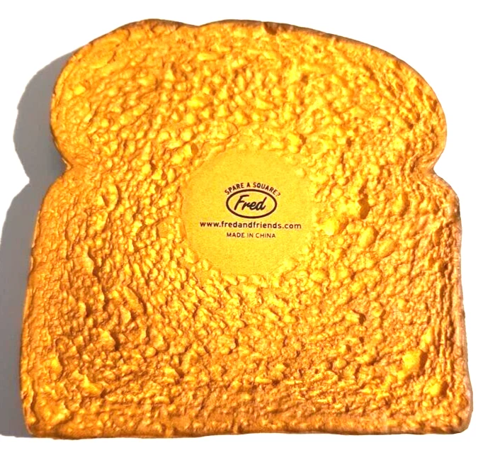 Juguete de espuma de aspecto realista decoración pieza tostada repuesto un cuadrado de Fred Foto 1 de 1