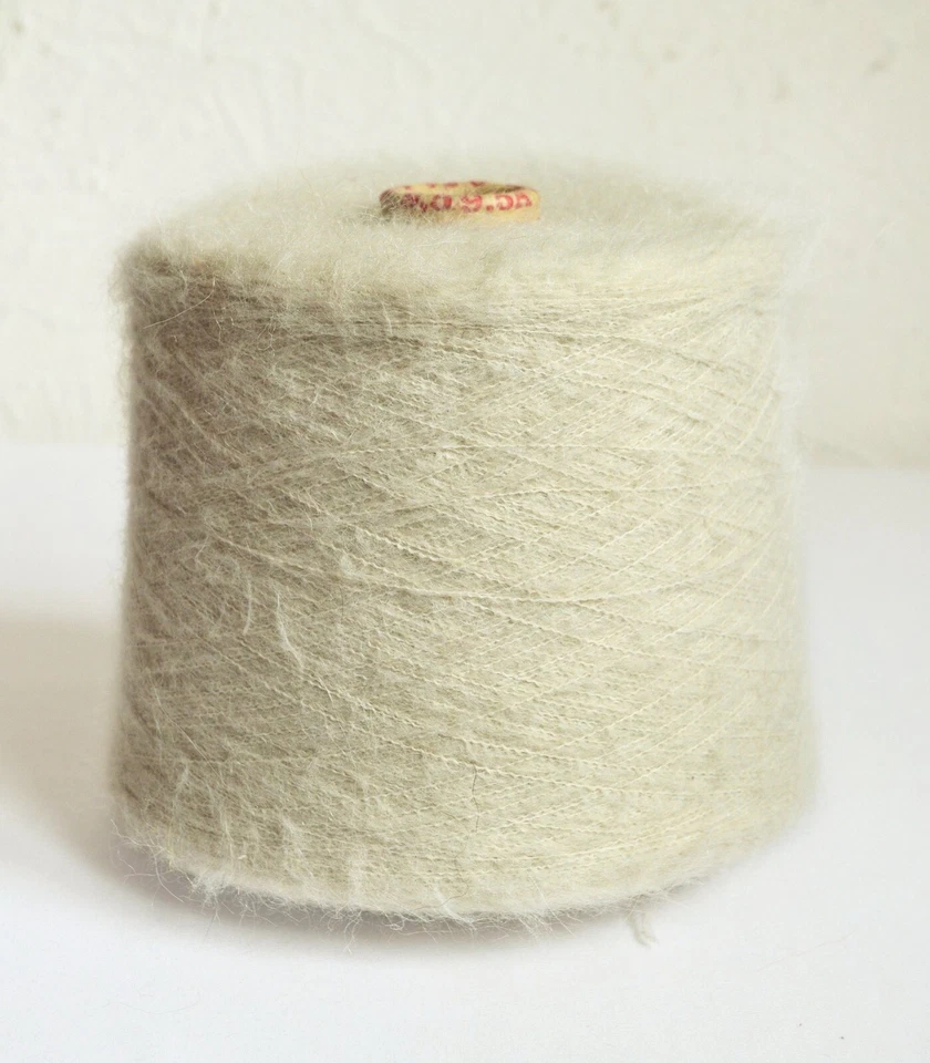 Hilos de tejer de lana de alpaca italiana, bolas o cono de 10,6 oz/300 gramos Foto 1 de 1