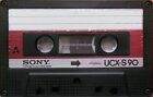 Vtg Used Blank/Recordable Sony Ucx-S 90 Cassette Tape - E1