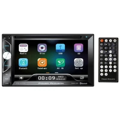Power Acoustik PD-620HB | 6.2 Inch Double Din Touchscreen Head Unit Car Radio - Image 1 of 4