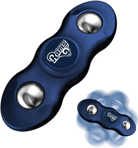 New 2 in 1 NFL Los Angeles Rams Flik Fidget Spinner and Rollng Fidget Balls Cover