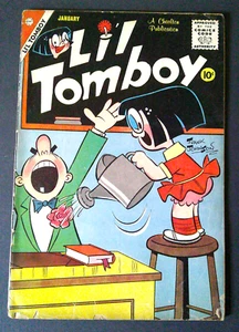 Lil Tomboy No. 102 (enero de 1959, cómics de Charlton) arte de Frank Johnson, buen estado+ - Imagen 1 de 4