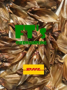 100 XXL Rinderohren mit Muschel, FT's Tiernahrung, Leckerlie, Barfen, Kausnack - Bild 1 von 5
