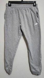 New Balance Boys size 14/15 Gray Sweat Pants W/ Drawstring & Pockets - Picture 1 of 3