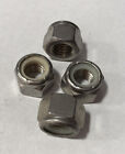 9/16-12 Stainless Steel Nylock Nut  4pcs