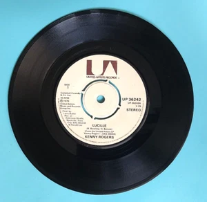 KENNY ROGERS - UP36242 - LUCILLE - TILL I GET IT RIGHT 1976 (1178) - Picture 1 of 3