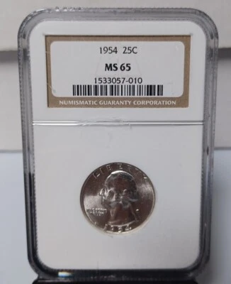 1954 Washington Quarter - NGC MS65 - Image 1 of 4