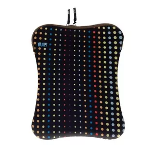 BUILT NY Neoprene Polka Dot Laptop Sleeve 11.5"W x 14"L - Picture 1 of 15