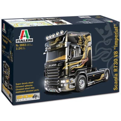 Italeri 3883 Motrice Camion Scania R730 V8 Topline Imperial, Kit Scala 1:24 - Immagine 1 di 4