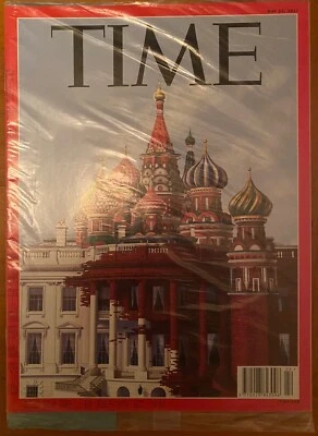 Time Magazine 2017 Don Trump Kremlin Loyalty Test Putin Election Hack NEW SEALED - Image 1 of 2