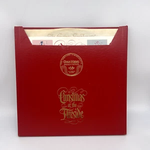 Christmas at the Fireside Longines Symphonette's 4 LP Box vinyl *MISSING TOP* - Picture 1 of 5