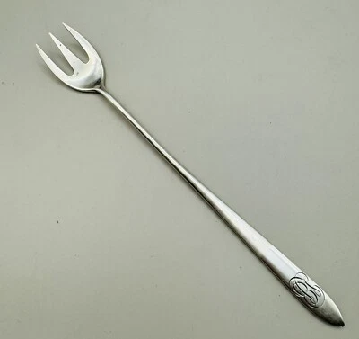 Antique Tiffany & Co Faneuil / Queen Anne Sterling Silver Cocktail Fork - Image 1 of 4