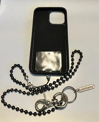 Cell Phone Chain Wallet Keys Lanyard Strap IPHONE ANDROID ALL PHONES- CELLCHAINZ - Image 1 of 3