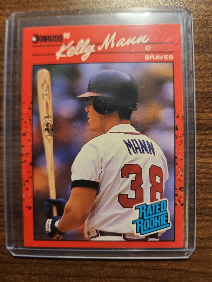 1990 Donruss Kelly Mann #46 Rated Rookie 🔥Error Card🔥 No Dot After Inc - Image 1 of 2