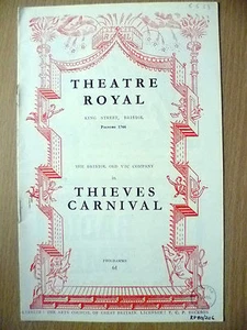 Theatre Royal, OLD VIC COMPANY 1953- THIEVES CARNIVAL by Jean Anouilh & HENRY V. - Picture 1 of 7