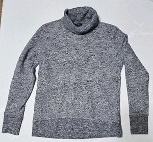 J. Crew Women’s S Sweater Knit Pullover Wool Space Dye Blue Casual Turtleneck - Picture 1 of 7