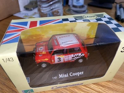 Hongwell Cararama  RED Mini Cooper  Rallye  ( RTYUSDFEHUOPTLGRE )  Scale 1:43 - Image 1 of 3