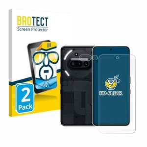 2x Osłona ekranu do telefonu Nothing (3a) (przód + aparat) Przezroczysta folia ochronna - Zdjęcie 1 z 7