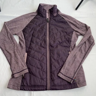 Smartwool Women's Hudson Trail Fleece Jacket Size M, Purple, Zip-Up, Wool Blend - Image 1 of 4
