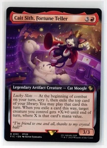 Cait Sith, adivino #151 arte extendido sin lámina MTG FIC - Imagen 1 de 2