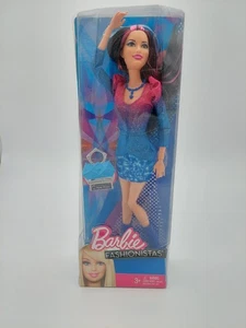 Barbie Fashionistas Raquelle Puppe X7872 von 2012 neu im Karton nie geöffnet - Bild 1 von 6