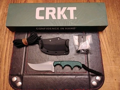 CRKT Minimalist Persian Fixed Blade Knife 2.76"8CR13mov SS Blade RIF Handle 2 OZ - Image 1 of 2