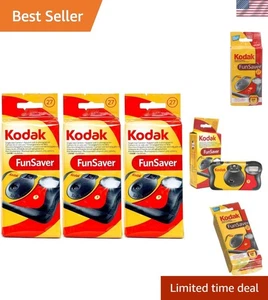 Fun Saver Disposable Camera 3-Pack - Compact 35mm with Manual Control - Picture 1 of 6
