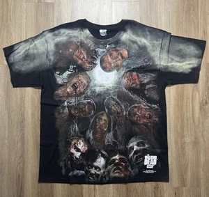 2015 THE WALKING DEAD Zombies Print T Shirt Size 2XL - Picture 1 of 9