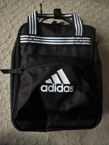ADIDAS UNISEX ISOLIERTE SQUAD LUNCH TASCHE MIT MEHREREN TRAGEMÖGLICHKEITEN SCHWARZ/WEISS - Bild 1 von 3