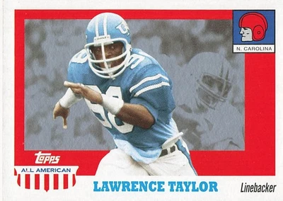 LAWRENCE TAYLOR 2005 TOPPS ALL-AMERICAN FOOTBALL #17 - Image 1 of 2