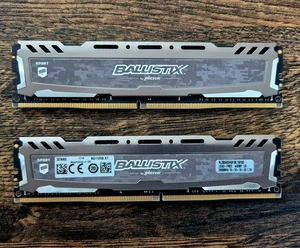Crucial Ballistix Sport DDR4-2400 RAM 16 GB Kit (2x8GB) CL 16 TOP - Bild 1 von 3
