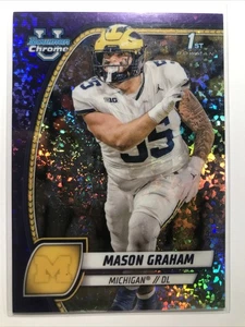 Mason Graham 2024 1st Bowman Cromo Novato Púrpura Mini Diamantes Michigan/375 - Imagen 1 de 2