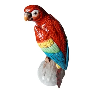 *HH* Scultura Statua Vintage Pappagallo In Porcellana Capodimonte Via Condotti  - Foto 1 di 24