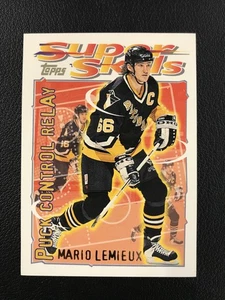 1995-96 Topps Super Skills #1 Mario Lemieux Pittsburgh Penguins - Picture 1 of 2