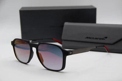 NUEVAS GAFAS DE SOL MLAREN MLOP-98S02 C01 GUNMETAL NEGRAS ROJAS MARCOS AUTÉNTICOS 54-17 Foto 1 de 4