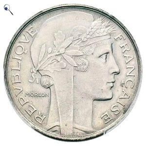 Essai de 5 francs Morlon - 18-- Date incomplète - Nickel - Geni SP 63 - Picture 1 of 2