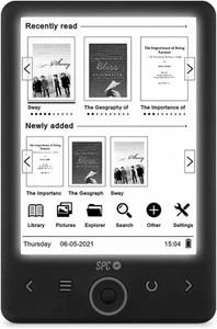 Lector de libros electrónicos SPC Dicsens Light 2 8 GB negro 6" Micro USB ligero y compacto - Imagen 1 de 5