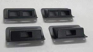 Biseles de interruptor de ventana interior de aluminio fundido Hummer H1 - negro - conjunto de 4 - Imagen 1 de 6