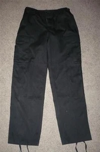 Pantalones BDU Equipo Genuino Pequeño Regular Negro Carga Hombres Niños #5 - Imagen 1 de 1