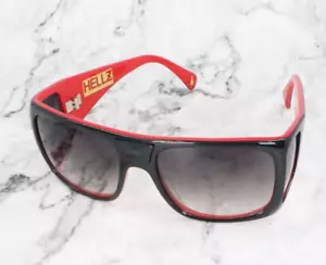 MOSLEY TRIBES Women's Black Red Wrap Sunglasses MT6016S Chambers/HB 1070/11 56mm - Picture 1 of 10