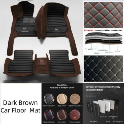 For Hyundai Tucson 2004-2023 Custom Car Floor Mats Cargo Liners Rugs All Weather Foto 1 de 4