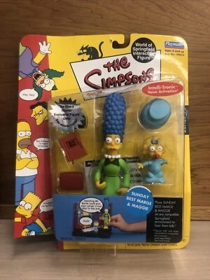 New - SUNDAY MARGE SIMPSON & MAGGIE - Simpsons Playmates WOS - Series 10 Figure - Image 1 of 4