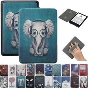 Funda inteligente abatible de cuero pintado para tablet Amazon Kindle 11ª generación 2024 6" - Imagen 1 de 68