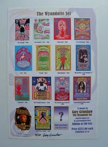 Signed Gary Grimshaw, The Wyandotte Set, Limited Edition, 16/100, Poster - Picture 1 of 11