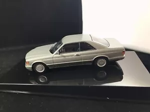 Mercedes 500SEC (W126) Coupe In Astral Silver - 1:43 Scale By AutoArt 56212 - Picture 1 of 7