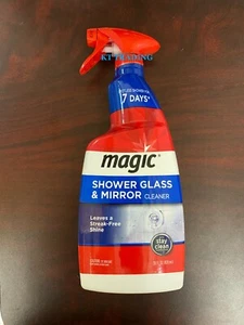 Magic® SHOWER GLASS MIRROR Mold Stains CLEANER ~ Fog-Free & Spotless For 7 Days - Picture 1 of 5