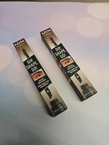 NYX Dip Shape Go! Longwear Brow Pomade DSGLB06 BRUNETTE Lot (2) New - Picture 1 of 3