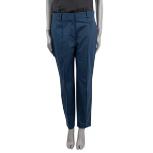 68149 auth LORO PIANA dark blue cotton Pants 44 L - Picture 1 of 5