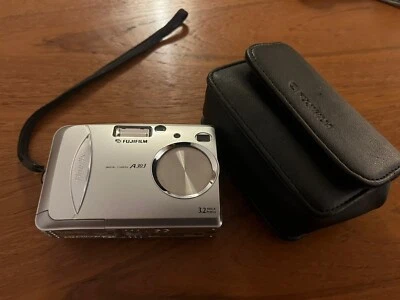 Fujifilm FinePix A303 3.2MP Compact Digital Camera Silver Tested - Image 1 of 4